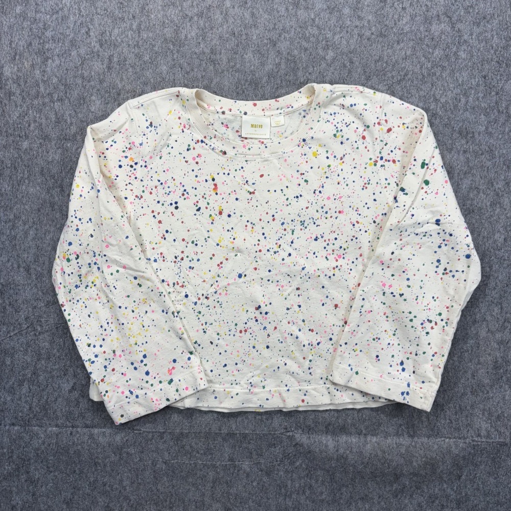 Anthropologie Multicolor Speckled Sweatshirt
